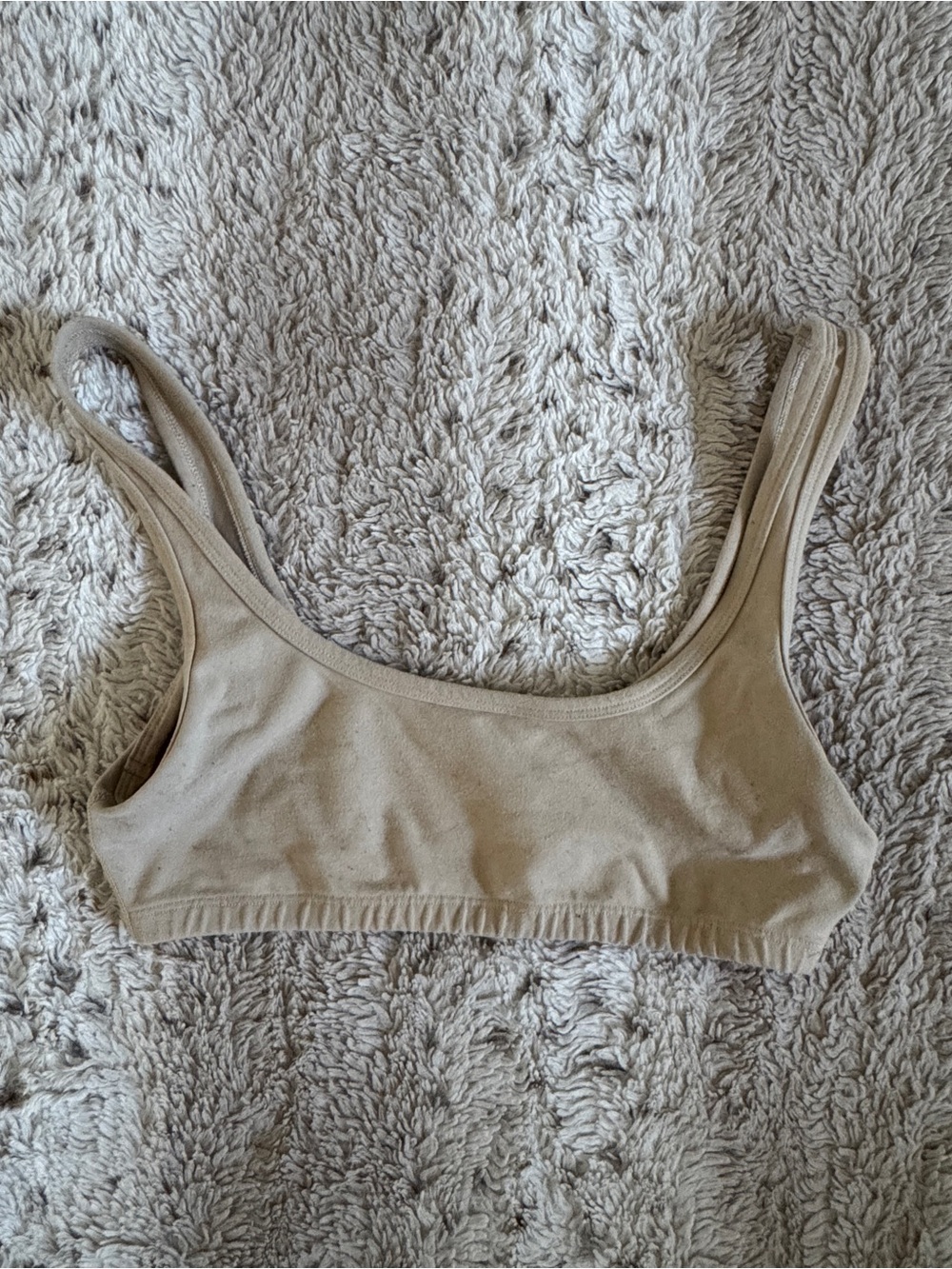 TNA Neutral Tan Scoop Bralette